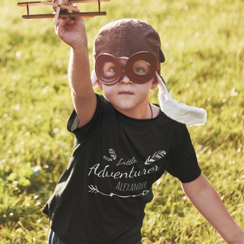 Personalizable Little adventurer Baby T_Shirt