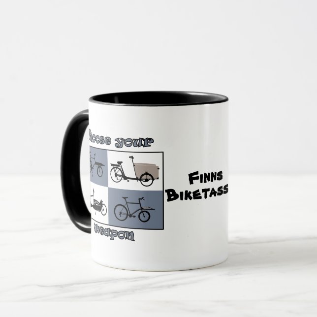 personalizable, load wheel click, your text mug (Front Left)