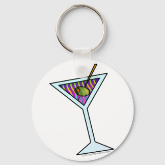 Personalizable MARTINI ART KEYCHAINS