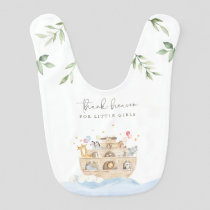 Personalizable Noah's Ark Baby Bib