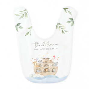 Personalizable Noah's Ark Baby Bib