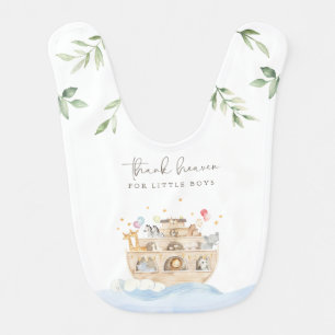 Personalizable Noah's Ark Baby Bib
