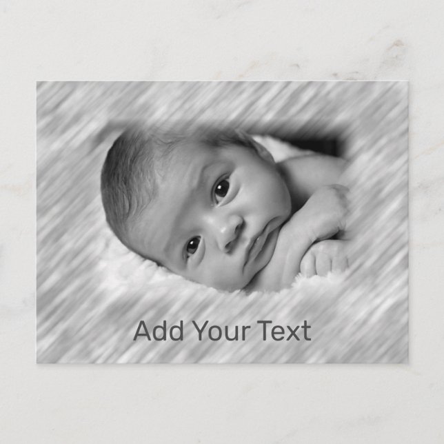 Personalizable Photo  Postcard (Front)