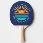 Personalizable photo template ping pong paddle