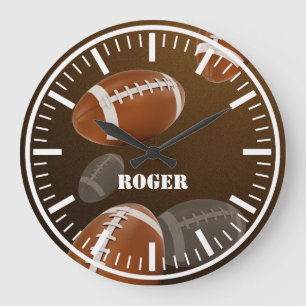 Personalizable Rugby Wall Clock