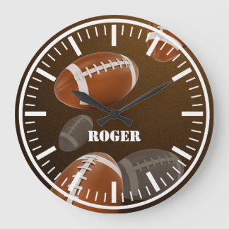 Personalizable Rugby Wall Clock