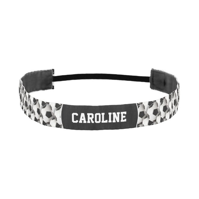 Personalizable Soccer | Football Sport Gift Athletic Headband (Front)