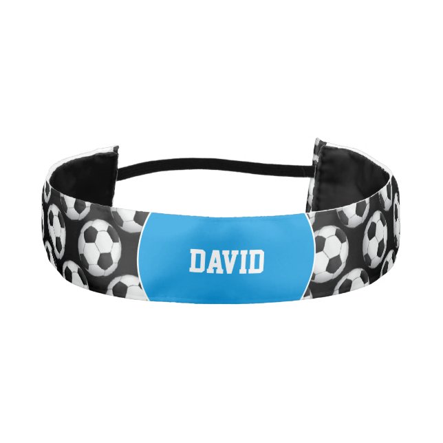 Personalizable Soccer | Football Sport Gift Athletic Headband (Front)