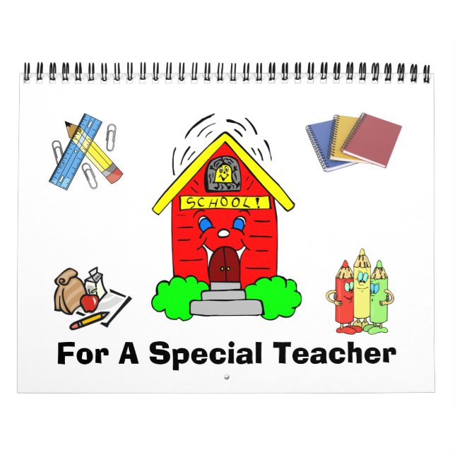 Personalizable Teacher Calendar (Cover)