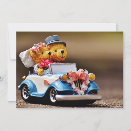 Personalizable Teddy Bear Wedding