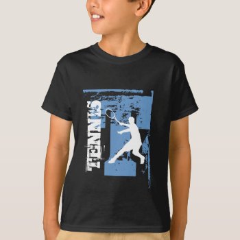 Personalizable Tennis T Shirt For Boys by imagewear at Zazzle