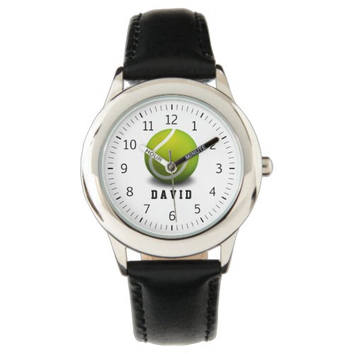 Personalizable Tennis Time  Cool Sport gifts Watch