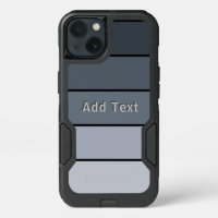 Personalizable - Trendy Modern Space Gray Stripes