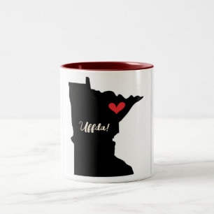 Personalizable Two-Toned Coffee Mug Minnesota