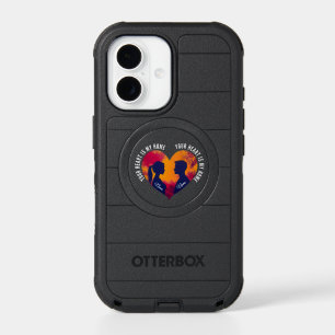 Personalizable Valentine's Day Heart Otterbox iPhone 17 Case