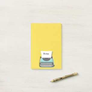 Personalizable Vintage Typewriter Post-it Notes