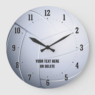 Personalizable Volleyball | Sport Gifts Large Clock