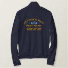 Personalizable Your YEAR and Names Captain's Mate Embroidered Jacket Personalizable Your YEAR and Names Captain's Mate Embroidered Jacket