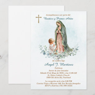  Personalizada Para Bautizo De Niño Invitation