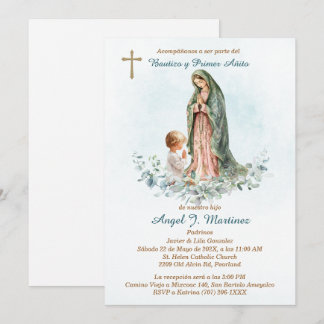 Personalizada Para Bautizo De Niño Invitation