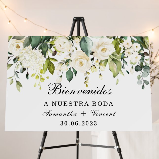 Personalizado Bienvenidos a Nuestra Boda  Foam Board (In Situ (Stand))
