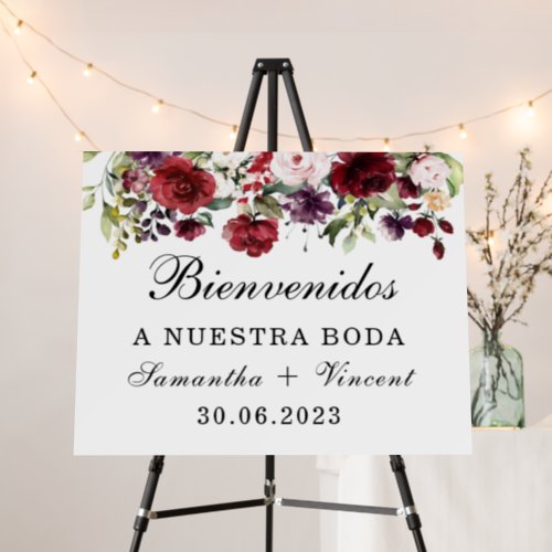 Personalizado Bienvenidos a nuestra Boda sign