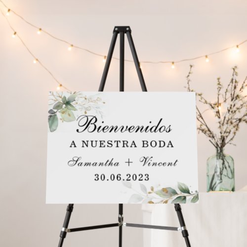 Personalizado Bienvenidos a nuestra Boda sign