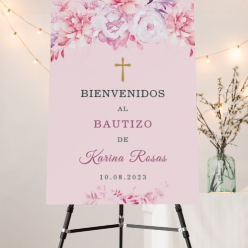 Personalizado Bienvenidos al Bautizo Sign