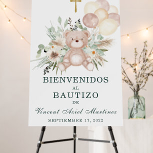 Personalizado Bienvenidos al Bautizo Sign