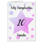 Personalizado Feliz Cumpleaños (Front)