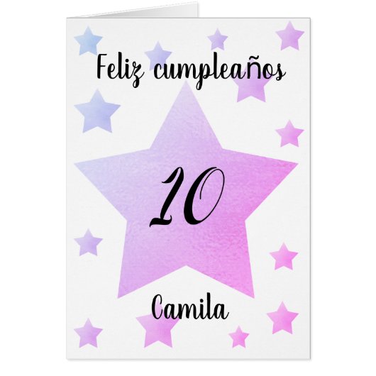 Personalizado Feliz Cumpleaños Cards (Front)