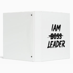 Personalization binder iam leader not boos