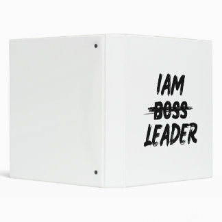 Personalization binder iam leader not boos