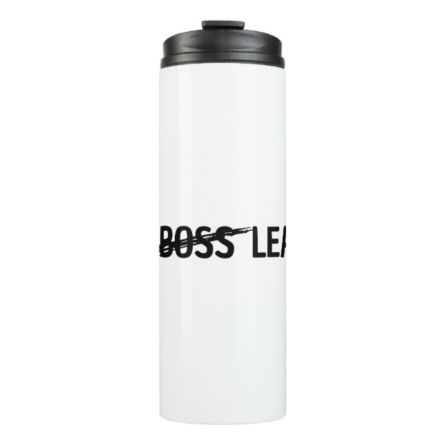 Personalization iam leader not boos thumbler thermal tumbler (Front)
