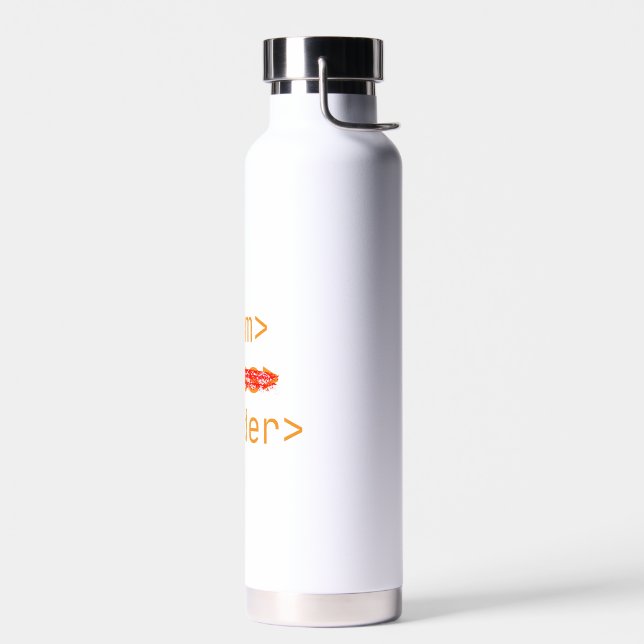 Personalization iam leader not boos water bottle (Left)
