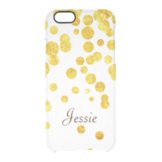 Personalizd Lucky Gold Coins Clear iPhone 6/6S Case