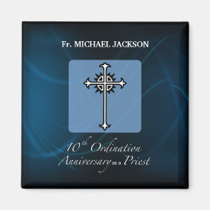 Personalize, 10th Ordination Anniversary of Priest Magnet