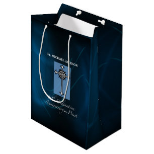 Personalize, 10th Ordination Anniversary of Priest Medium Gift Bag