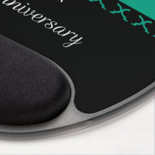 Personalize, 15th Yr Employee Business Anniversary Gel Mouse Pad