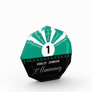 Personalize, 1st Year Employee Anniversary Acrylic Award