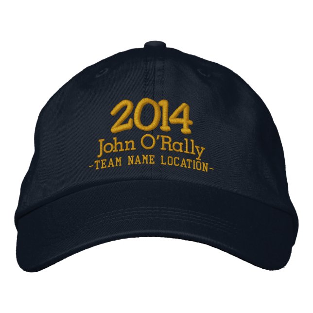 Personalize 2014 Cap Your Name Your Game (Front)