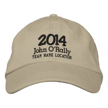 Personalize 2014 Cap Your Name Your Game by AmericanStyle at Zazzle