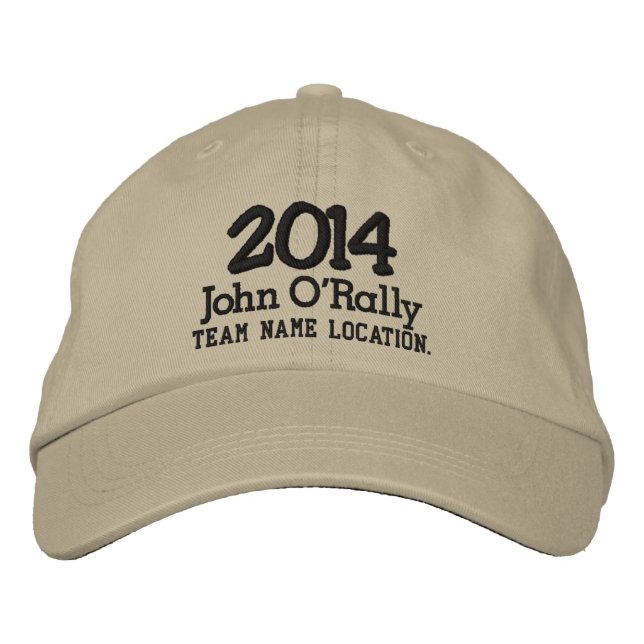Personalize 2014 Cap Your Name Your Game (Front)