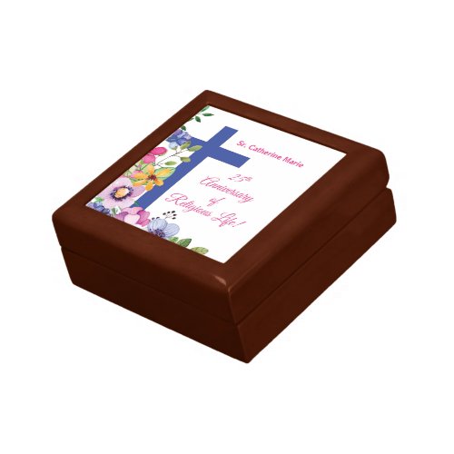 Personalize 25th Anniversary Nun Religious Life Gift Box