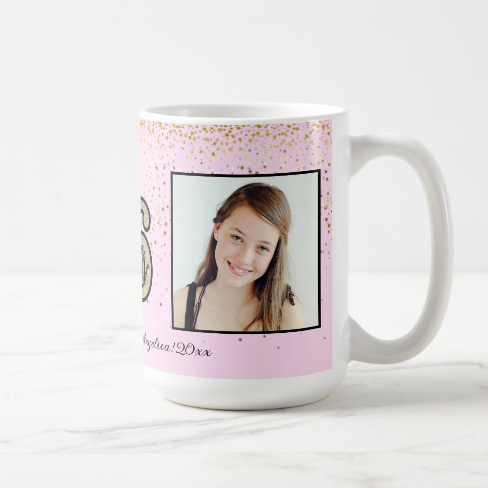 Personalize Photos & Message Sweet 16 Gift Coffee Mug