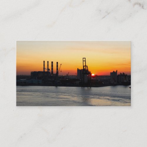 Personalize-2 Sided-Power Industry Business Card Template