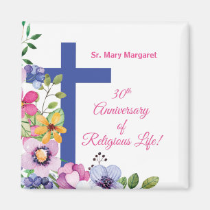 Personalize, 30th Anniversary Nun Religious Life Magnet