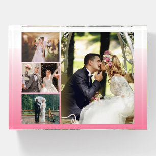 Personalize 4 Custom Photo Collage Paperweight