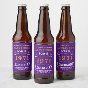 Purple label alcohol
