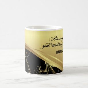 Personalize, 50th Wedding Anniversary Religious Coffee Mug